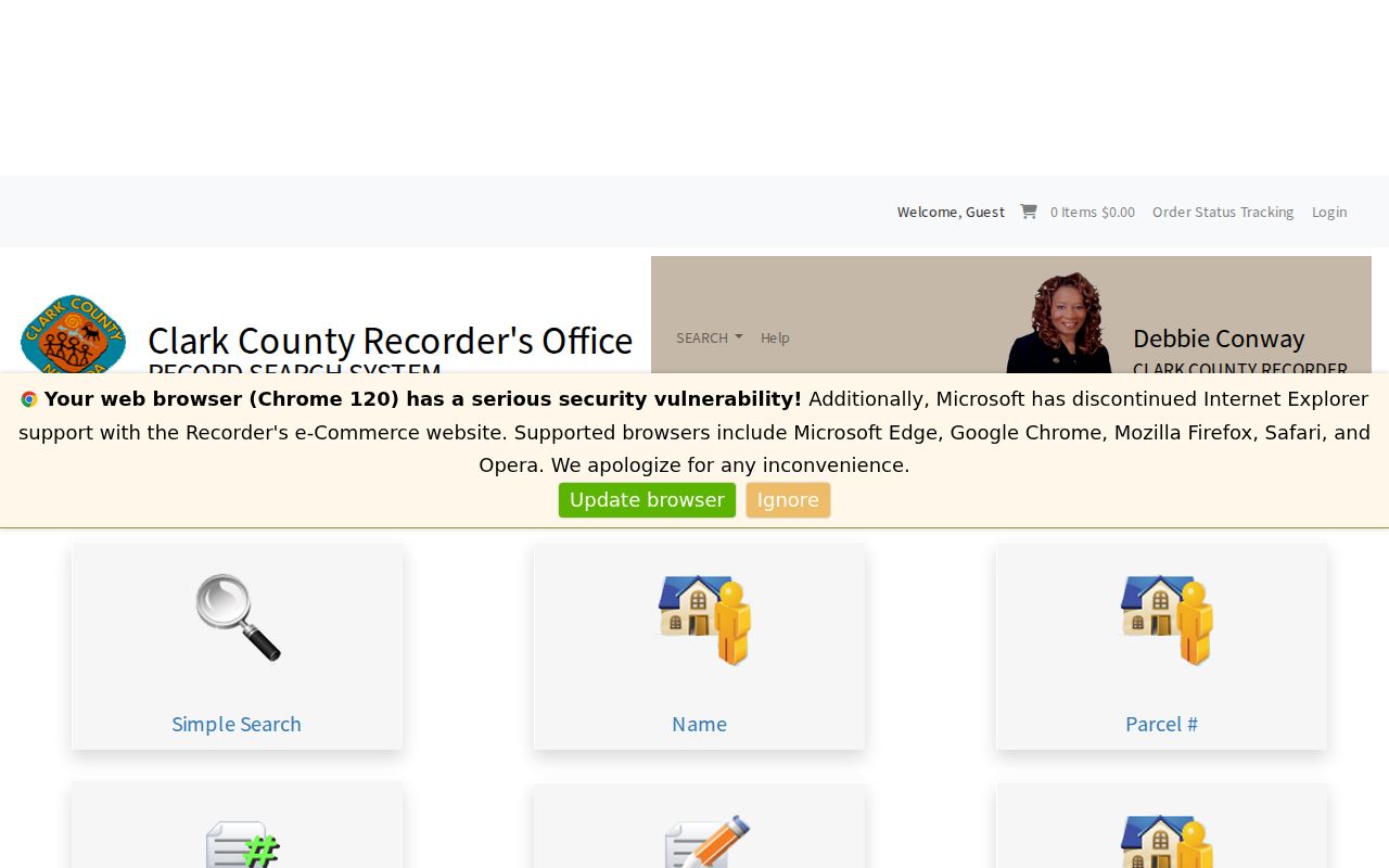 Spring Valley public records Recorder search modes